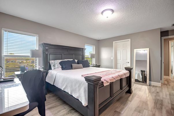 Bedroom, Interior, Wood Texture Flooring