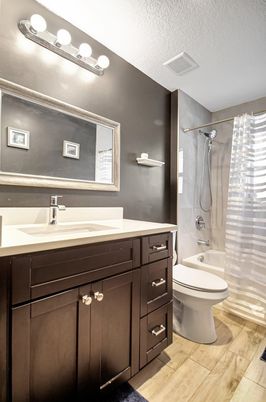 Bathroom, Interior, Wood Texture Flooring