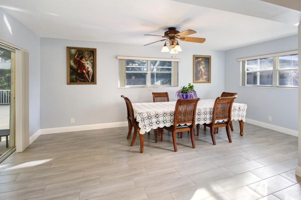 Dining room, Interior, Wood Texture Flooring