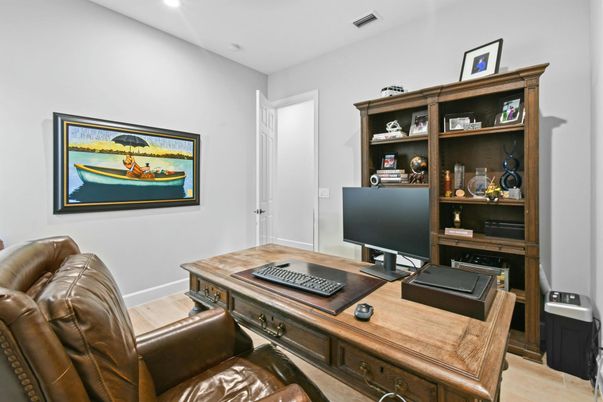 Home Office, Interior, Recessed Lighting
