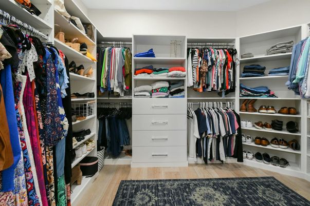 Interior, Walk-in Closets, Wood Texture Flooring
