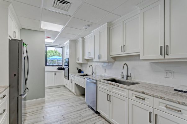 Interior, Kitchen, Wood Texture Flooring