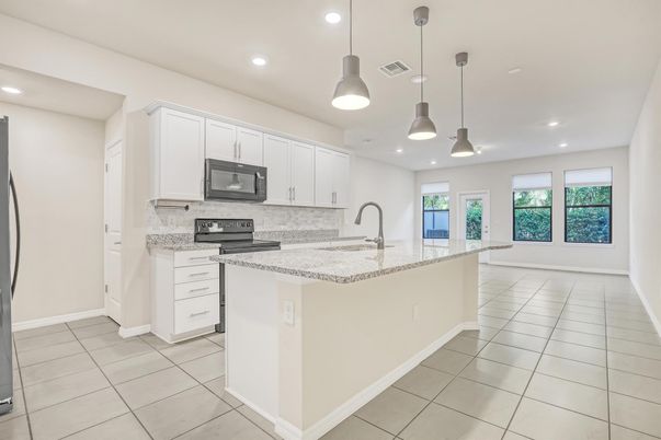Interior, Kitchen, Pendant Lights, Recessed Lighting