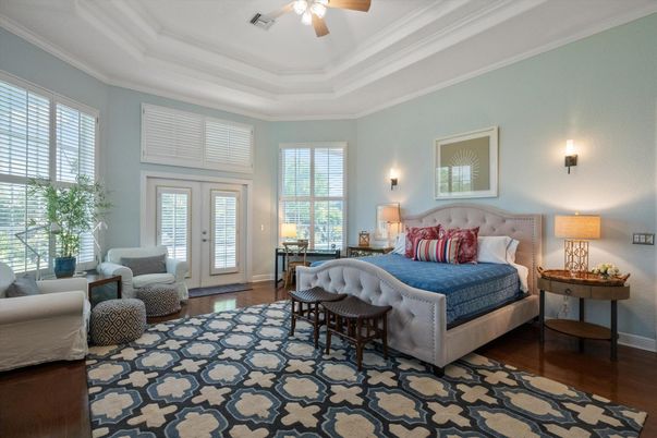Bedroom, Interior, Wood Texture Flooring