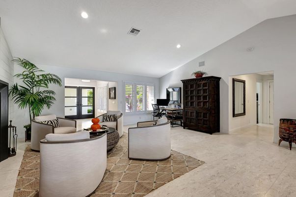 Interior, Living room, Recessed Lighting