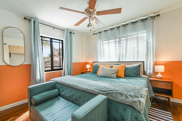Bedroom, Interior, Wood Texture Flooring