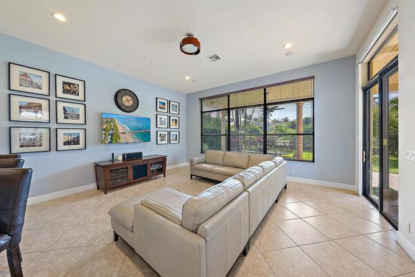 Interior, Living room, Recessed Lighting