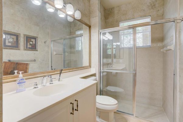 Bathroom, Glass Shower, Interior
