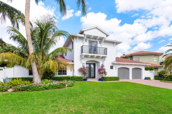 Attached, Backyard, Exterior, Facade, Mediterranean