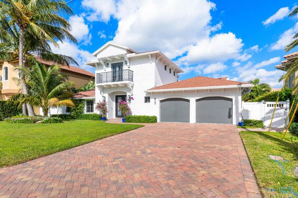 Attached, Backyard, Exterior, Facade, Mediterranean