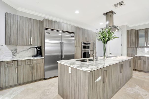 Interior, Kitchen, Recessed Lighting, Stainless Steel Appliances