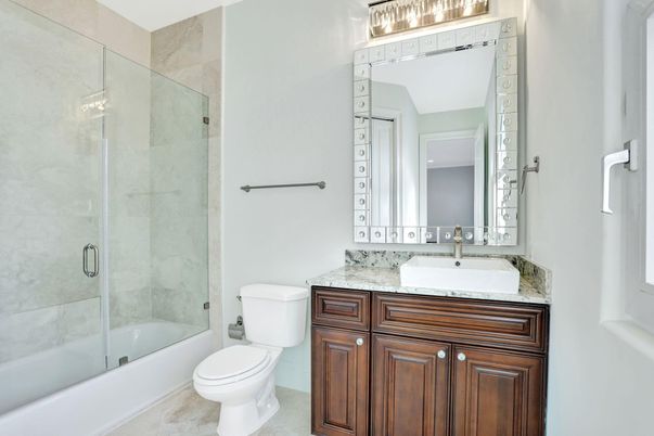 Bathroom, Glass Shower, Interior