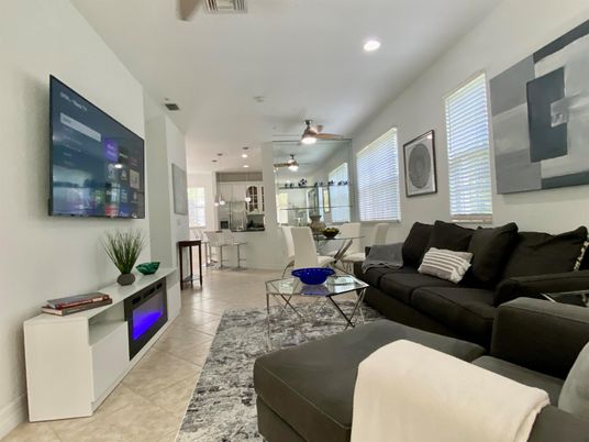 Dining room, Interior, Kitchen, Living room, Recessed Lighting