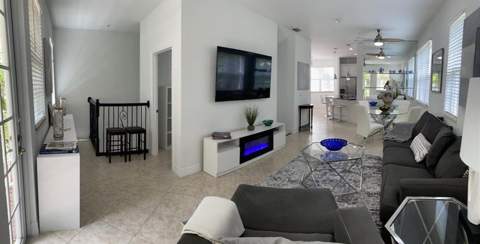 Dining room, Interior, Living room, Recessed Lighting