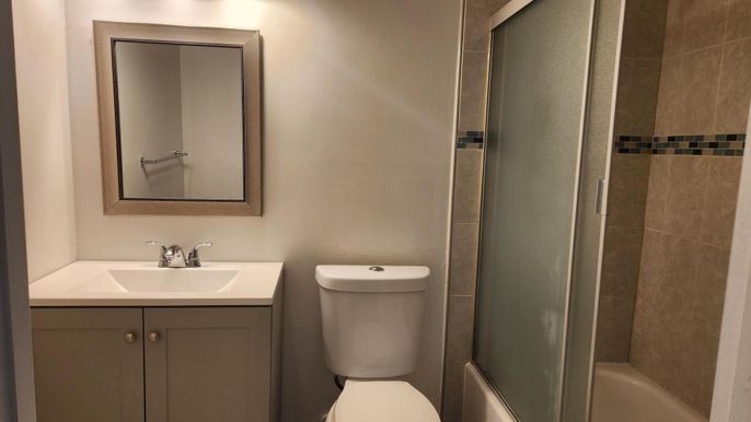 Bathroom, Glass Shower, Interior