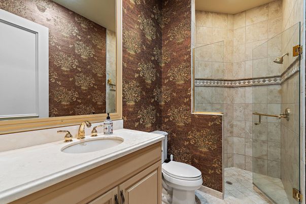 Bathroom, Glass Shower, Interior