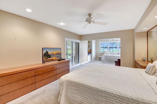 Bedroom, Interior, Recessed Lighting