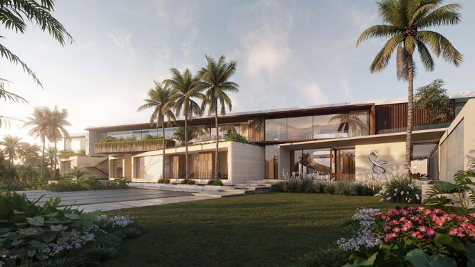 Backyard, Exterior, Facade, Modern