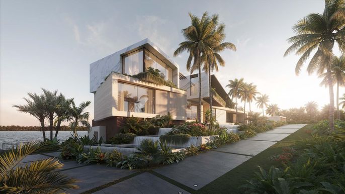 Backyard, Exterior, Facade, Modern