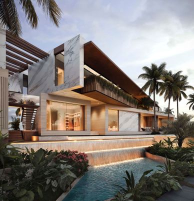 Exterior, Facade, Modern