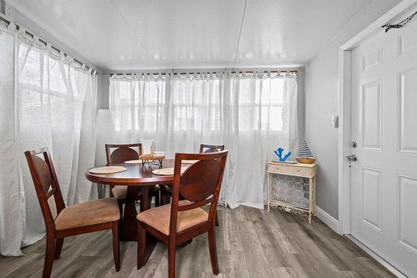 Dining room, Interior, Wood Texture Flooring
