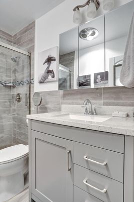 Bathroom, Glass Shower, Interior