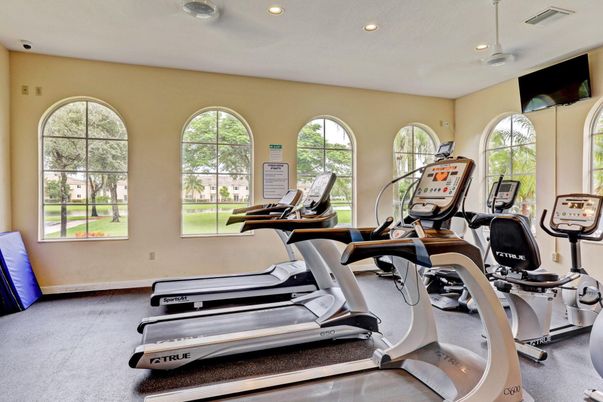 Fitness Equipment, Gym, Interior, Recessed Lighting