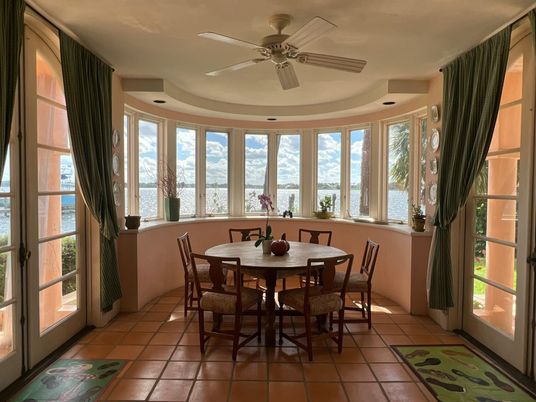 Dining room, Interior, Water