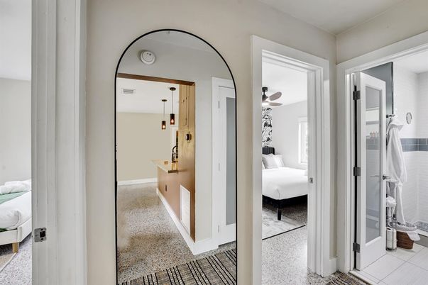 Bedroom, Interior, Pendant Lights