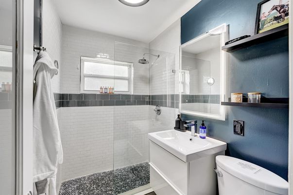 Bathroom, Glass Shower, Interior