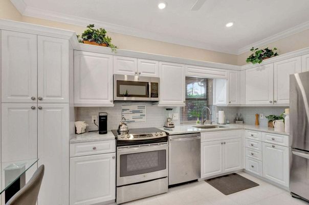 Interior, Kitchen, Recessed Lighting, Stainless Steel Appliances