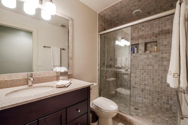 Bathroom, Glass Shower, Interior