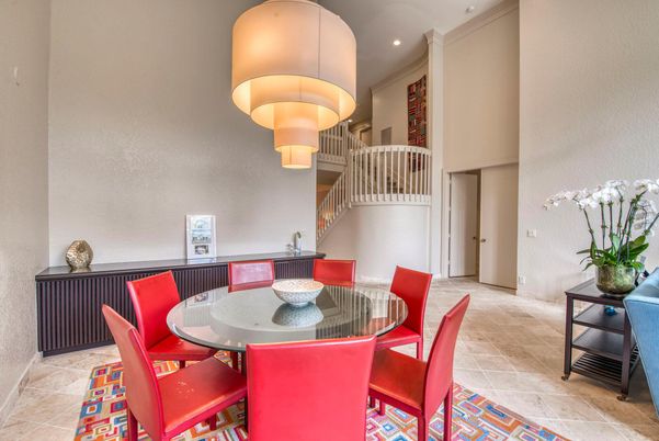 Dining room, Interior, Pendant Lights, Recessed Lighting