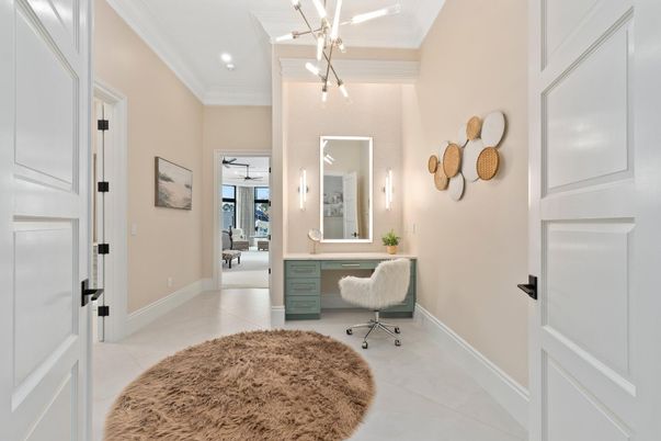 Home Office, Interior, Pendant Lights, Recessed Lighting