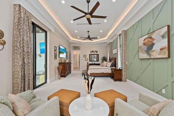 Bedroom, Interior, Recessed Lighting