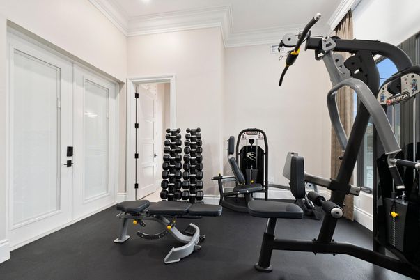 Fitness Equipment, Interior, Recessed Lighting