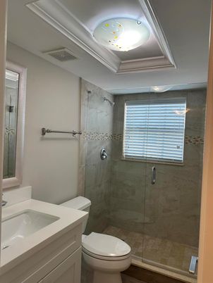 Bathroom, Glass Shower, Interior