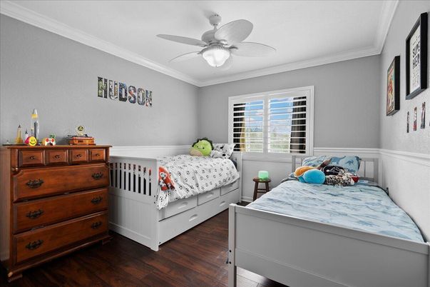 Bedroom, Interior, Wood Texture Flooring