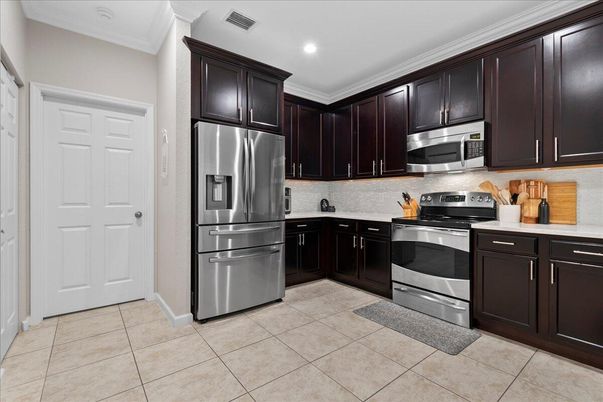Interior, Kitchen, Recessed Lighting, Stainless Steel Appliances