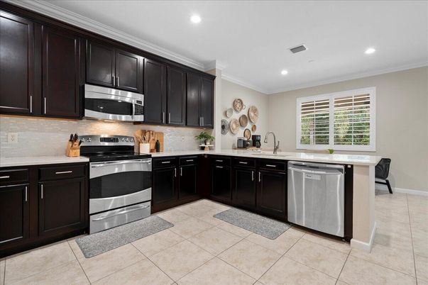 Interior, Kitchen, Recessed Lighting, Stainless Steel Appliances
