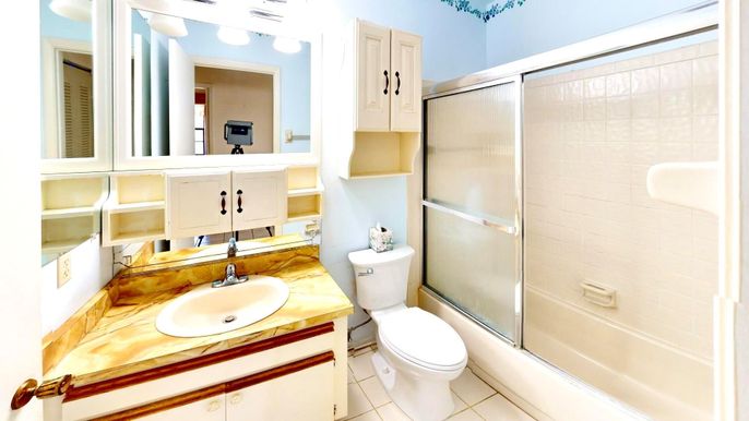Bathroom, Glass Shower, Interior