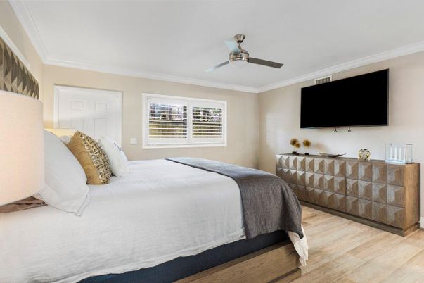 Bedroom, Interior, Wood Texture Flooring