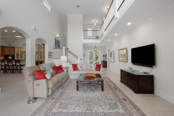Interior, Living room, Recessed Lighting