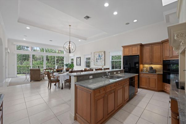 Dining room, Interior, Kitchen, Living room, Pendant Lights, Recessed Lighting