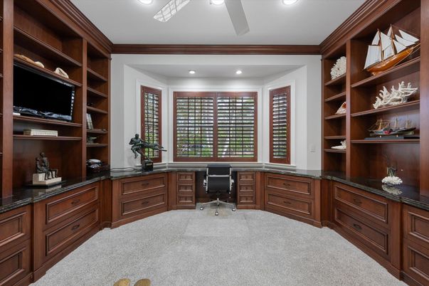 Home Office, Interior, Recessed Lighting