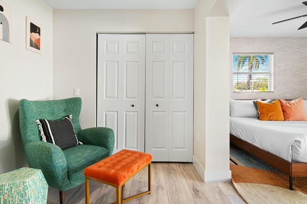 Bedroom, Interior, Wood Texture Flooring