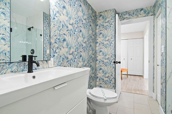Bathroom, Interior, Wood Texture Flooring