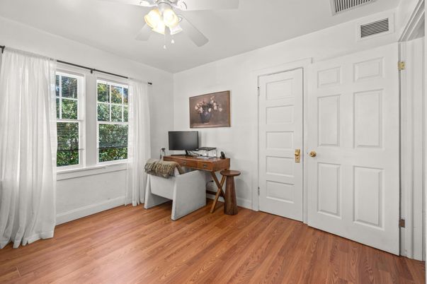 Home Office, Interior, Wood Texture Flooring