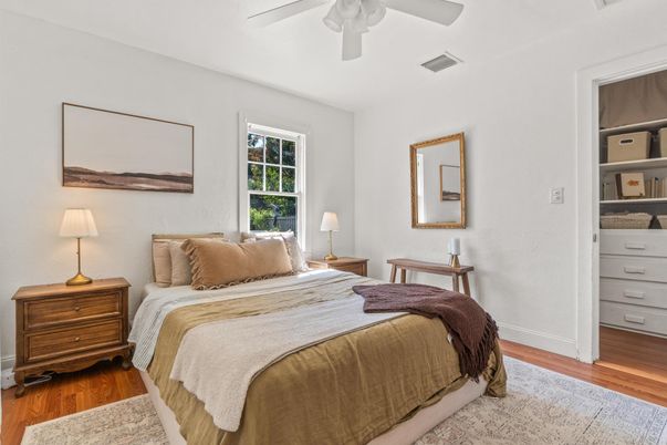 Bedroom, Interior, Wood Texture Flooring