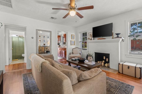 Fireplace, Interior, Living room, Wood Texture Flooring